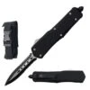 9" Black Tactical Recon Automatic Serrated OTF Combat Knife -SHURIKEN Sales Store 10 929DBS220 20Copy