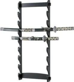 8 Tier Sword Wall Display Stand Rack Only