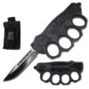 Biker USA Knuckle OTF Knife - Black Handle -SHURIKEN Sales Store 143BK