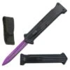 8.75" Purple Blade Double Action JOKER OTF Automatic Knife -SHURIKEN Sales Store 177PU
