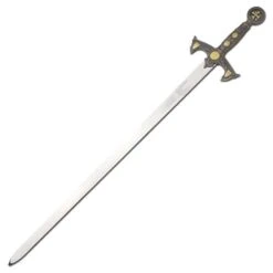Medieval Century Templar Knight Crusader Sword With Wall Plaque -SHURIKEN Sales Store 2D1 SI16904 2