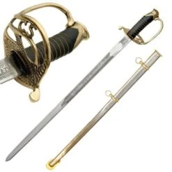 1860 CSA Shelby Officer Civil War Replica Sword