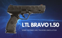 Bravo 1.50 .50 Cal Self Defense Pepper Air Pistol Paintball Gun Marker Weapon -SHURIKEN Sales Store 440 149 BK 6