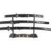 4 Pcs Dragon Slayer Samurai Katana Sword Set Black -SHURIKEN Sales Store 4D3SI022BK1