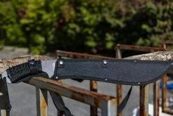 21" Jungle Master Sawback Black Machete With Sheath -SHURIKEN Sales Store 5J2 JM 031B 5
