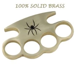 Arachnid Solid Brass Knuckle Paper Weight 8 Arachnid Solid Brass Knuckle Paper Weight -SHURIKEN Sales Store 6A1 BN2837 3