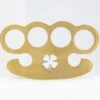Rare Lucky Charm 100% Pure Brass Knuckle Paper Weight Accessory -SHURIKEN Sales Store 6B1 BN2859