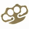 100% Solid Brass Knuckle Key Ring Belt Clip -SHURIKEN Sales Store 6B2 BN2792