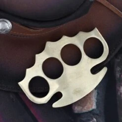 Kingsman Solid Brass Belt Buckle Knuckle Paper Weight -SHURIKEN Sales Store 6H2 BN2793 4