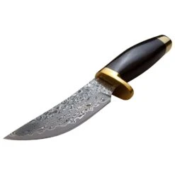 Elk Ridge 7.5" Wood Handle Fixed Blade Hunting Skinning Knife Damascus Steel -SHURIKEN Sales Store 6L2 ER 050DM 3