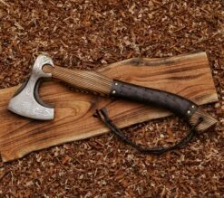 Hand Forged Valknut Viking Axe -SHURIKEN Sales Store AX05 3