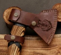 Hand Forged Vegvisir Viking Compass Axe -SHURIKEN Sales Store AX09 7