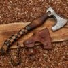 Vine Viking Axe With Leather Wrapped Ash Wood Handle -SHURIKEN Sales Store AX4 1