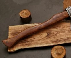 Hand Forged Celtic Viking Battle Axe -SHURIKEN Sales Store AX7 5