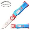 Busted Knuckle Garage Pocket Knife Blue Gas Pump Design Spring Assisted Knife -SHURIKEN Sales Store BKG A001BRD