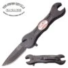 Busted Knuckle Garage Spring Assisted Knife Black Wrench Handle -SHURIKEN Sales Store BKG A004BK
