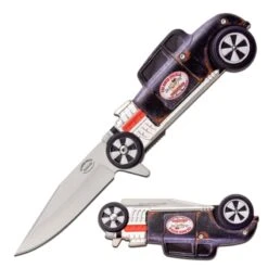 Busted Knuckle Garage Spring Assisted Folding Knife Collectable Car