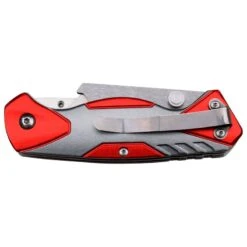 Busted Knuckle Garage Manual Folding Red Knife With Utility Cutter Blade 8 Busted Knuckle Garage Manual Folding Red Knife With Utility Cutter Blade -SHURIKEN Sales Store BKG FDR002 2