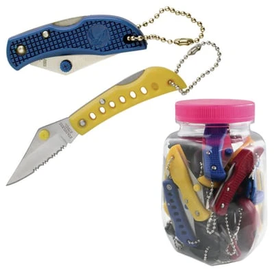Keychain Knives - Asst. Colors - 36 Pieces 3 Keychain Knives - Asst. Colors - 36 Pieces