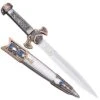 14" Silver Ancient Steel Viking Dagger