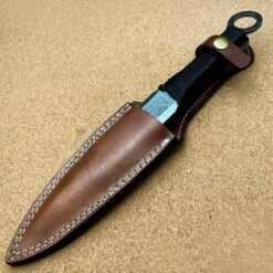 Pack Of 3 Damascus Throwing Kunai Knife, Sharp Throwers - 12 Inches -SHURIKEN Sales Store DM1118TH 2