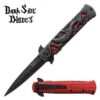 Dragon Pocket Knife Stonewashed Assisted Opening Knife Red Dragon 2 Dragon Pocket Knife Stonewashed Assisted Opening Knife Red Dragon -SHURIKEN Sales Store DS A081RD