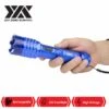 DZS Blue Delta Stun Gun 10 Million Volt Rechargeable With LED Flashlight 2 DZS Blue Delta Stun Gun 10 Million Volt Rechargeable With LED Flashlight -SHURIKEN Sales Store DZS1500BL1