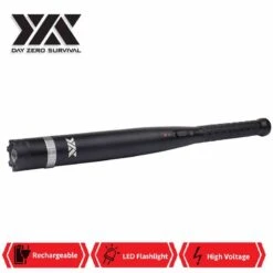 DZS Aluminum Stun Baton FlashLight BAT Stun Gun For Self Defense -SHURIKEN Sales Store DZS25003