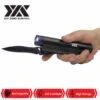 DZS 3 In 1 Multi Tool Rechargeable Stun Gun, FlashLight And Folding Knife -SHURIKEN Sales Store DZS60001