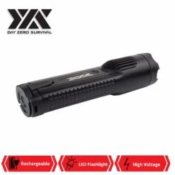 DZS Military Grade Aluminum Tactical High Power Stun Gun Flashlight 15M Volt -SHURIKEN Sales Store DZS80003
