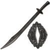 38" Overall Black PP Material Martial Arts Training Kung Fu Practice Sword