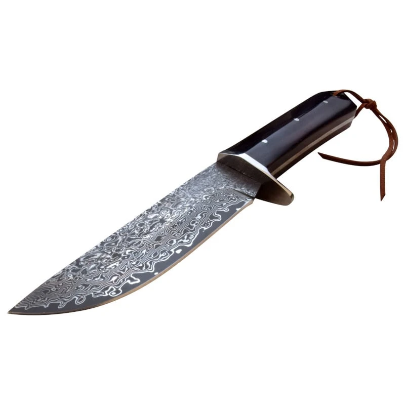Hunting Knife Full Tang Fixed Blade Damascus Blade 4 Hunting Knife Full Tang Fixed Blade Damascus Blade - Image 2