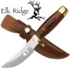 Elk Ridge Wood Handle Hunting Knife 2 Elk Ridge Wood Handle Hunting Knife -SHURIKEN Sales Store ER050.1