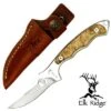 Burl Wood Handle HUNTER Fixed Hunting SKINNER Hunting Knife -SHURIKEN Sales Store ER059.1
