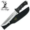 Elk Ridge 12.5 Inch Overall Hunting Knife With Nylon Sheath -SHURIKEN Sales Store ER082