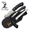 3 Pcs Elk Ridge Hunting Knife Set With Sheath -SHURIKEN Sales Store ER252
