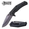 Elite Tactical Pocket Knife G10 Handle Spring Assisted Knife -SHURIKEN Sales Store ET A1022 SO