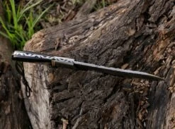 10.17" Hand Forged Steel Custom Handmade Tactical Hunting Skinning Knife -SHURIKEN Sales Store FB 4