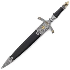 16.5" Royal Arms Medieval Crusader Templar Dagger -SHURIKEN Sales Store FL19212 2