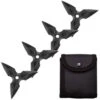 4 Pc Black Three-Pointed Triangle Throwing Ninja Stars Shuriken -SHURIKEN Sales Store FL20704 1