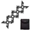 4 Pc Black Four-Pointed X Throwing Ninja Stars Shuriken -SHURIKEN Sales Store FL20706 1