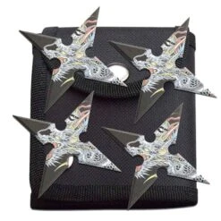 4 PC Dragon Shuriken Throwing Ninja Stars