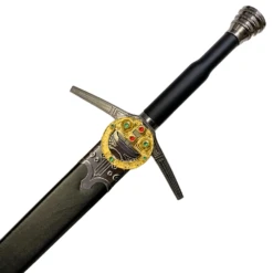 47" Black Fantasy Sword Witcher Killer Blade Movie Replica -SHURIKEN Sales Store FL209107 2