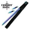 Titanium Ninja Sword With Set Of 2 Kunai Throwing Knives Combo Set With Back Belt Sheath -SHURIKEN Sales Store FM644DRB