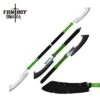Combat Naginata Double Bladed Zombie Slicer Stick Sword -SHURIKEN Sales Store FMT053GN