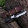 9.5" Hand Forged Steel Custom Handmade Tactical Hunting Gut Hook Knife -SHURIKEN Sales Store FRG42 1