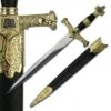 King Solomon Short Sword Dagger 22 Inches Overall Includes Scabbard -SHURIKEN Sales Store HK024BK