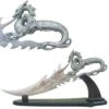 Fire Dragon Fantasy Knife With Display Stand 1 Fire Dragon Fantasy Knife With Display Stand -SHURIKEN Sales Store HK3053.1