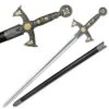 Knight's Templar Sword With Scabbard 2 Knight's Templar Sword With Scabbard -SHURIKEN Sales Store HK5518
