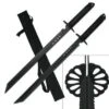 28" Twin Black Blades Full Tang Ninja Sword Set -SHURIKEN Sales Store HK6183
